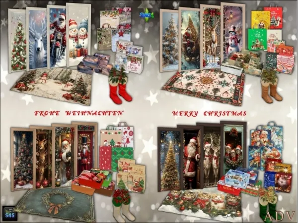 Mix Christmas Sets - The Sims 4 Custom Content