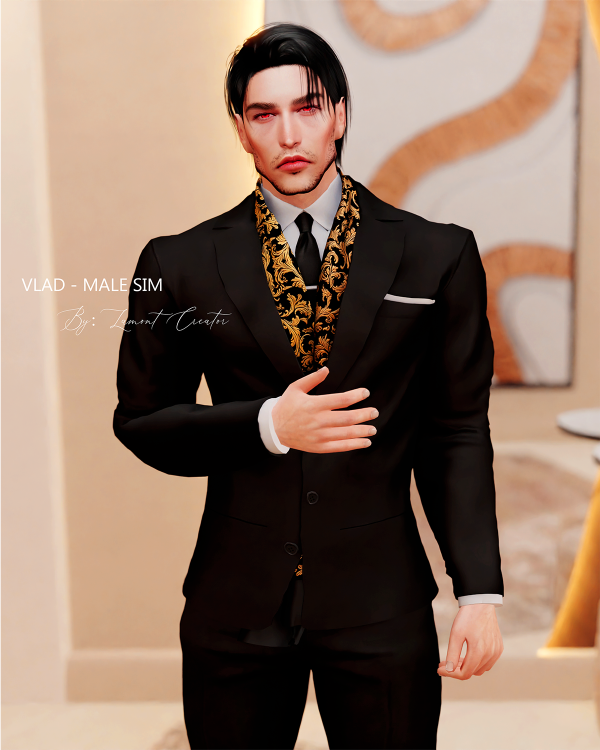 Mix vlad male sim by lamontcreatorr - The Sims 4 Custom Content