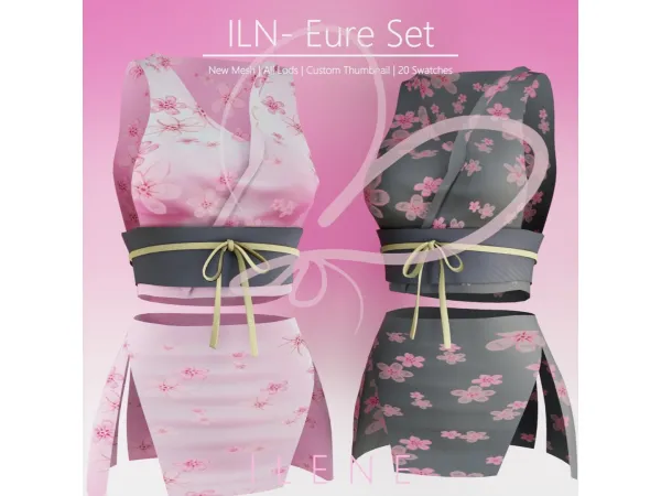 Maxis Match ILN Eure Set by ILENES4 - The Sims 4 Custom Content