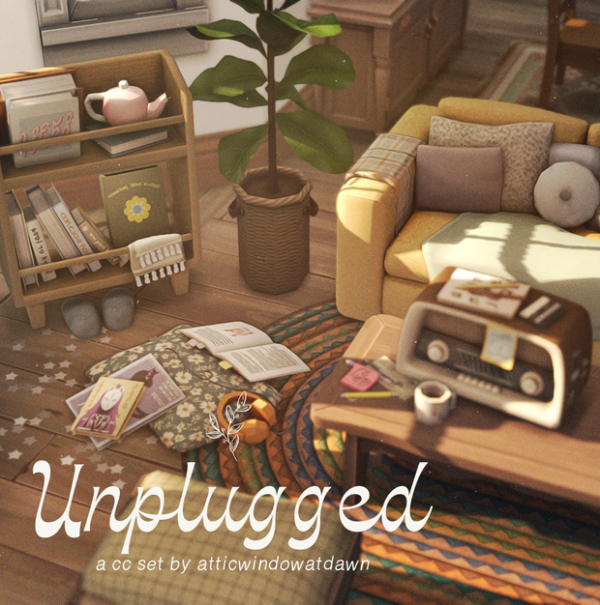 Maxis Match Unplugged by simsfinds - The Sims 4 Custom Content