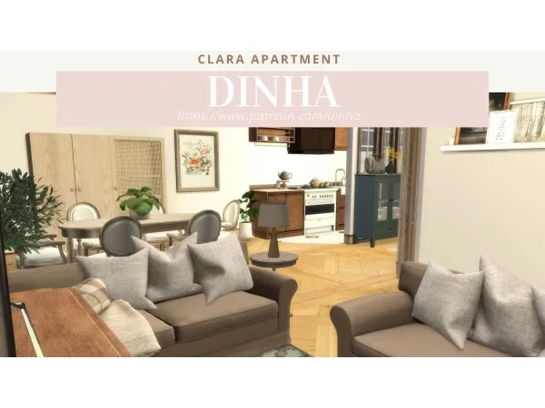 Alpha CLARA APARTMENT DOWNLOAD CREATORS - The Sims 4 Custom Content