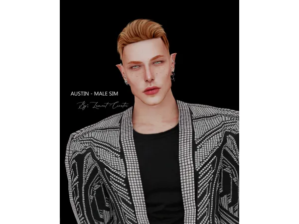 Mix austin male sim - The Sims 4 Custom Content