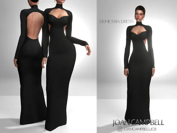DEMETRIA DRESS by Joan_Campbell_Beauty_