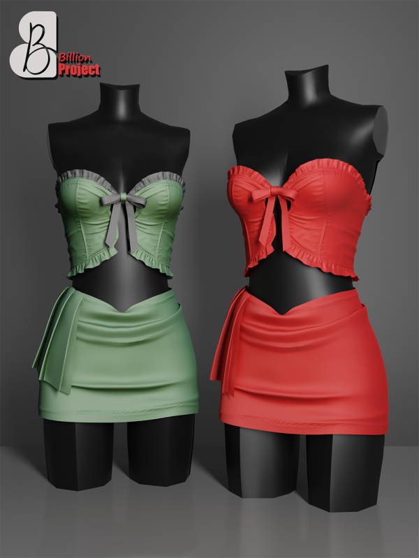 Alpha BillionProject Marika Set by billion_project666 - The Sims 4 Custom Content