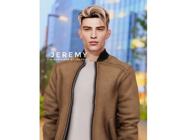 Alpha Jeremy (Sim Download) - The Sims 4 Custom Content