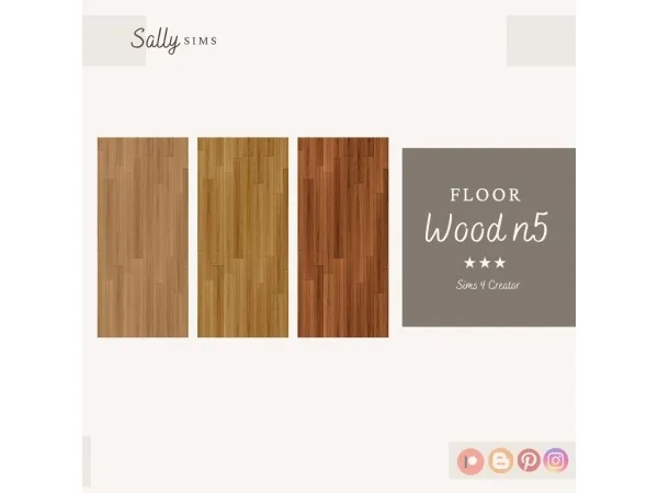 Alpha Floor WOOD N5 - The Sims 4 Custom Content