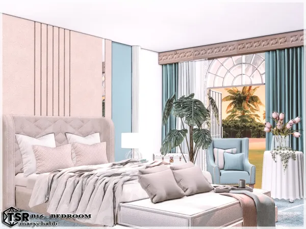 Mix B16 Bedroom - The Sims 4 Custom Content