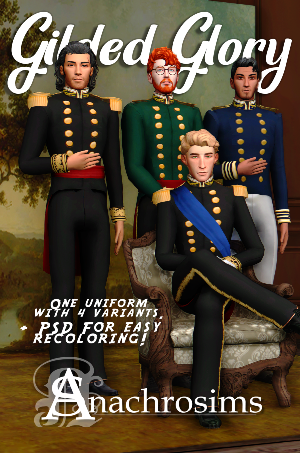 Maxis Match Gilded Glory (A Courageous Brave Recolor) by simsfinds - The Sims 4 Custom Content