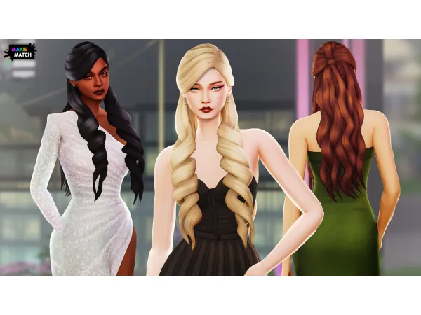 Maxis Match Jane Hairstyle - The Sims 4 Custom Content