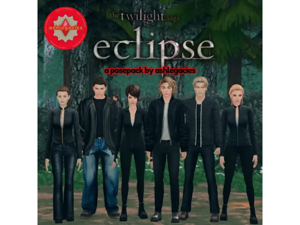 Maxis Match Eclipse Posepack - The Sims 4 Custom Content