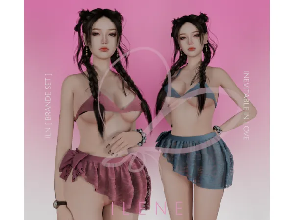 Mix ILN Brande Set - The Sims 4 Custom Content
