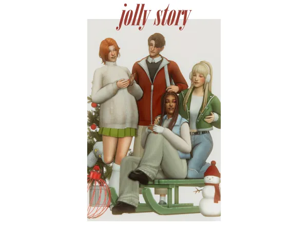 Maxis Match jolly story pack by clumsyalien - The Sims 4 Custom Content