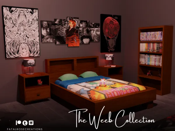 Maxis Match The Weeb collection - The Sims 4 Custom Content