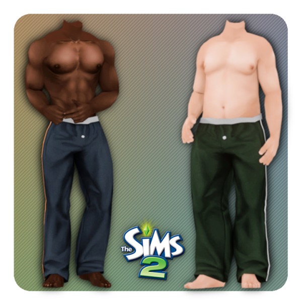 Drawstring Pajama by simsfinds - The Sims 2 Custom Content