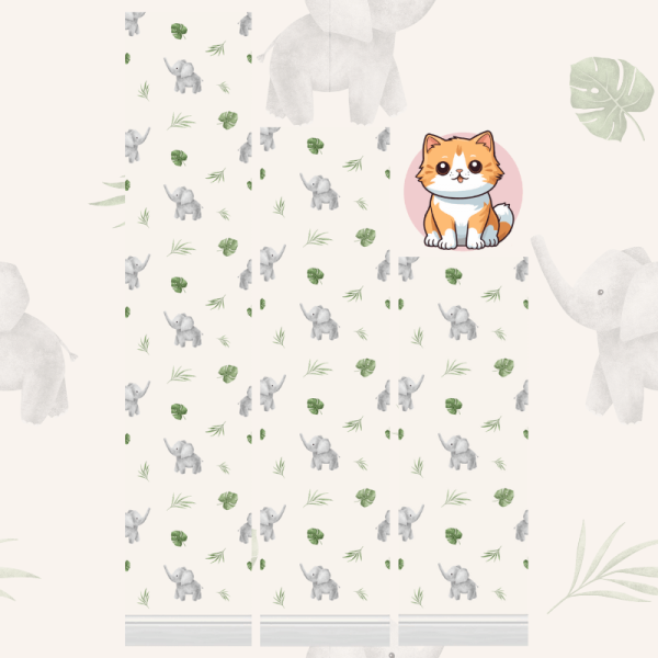 Alpha Elephant Wallpaper by simsfinds - The Sims 4 Custom Content