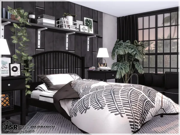 Mix B17 Bedroom - The Sims 4 Custom Content