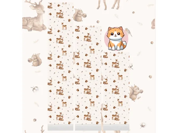 Alpha Deer Wallpaper by MeowMods - The Sims 4 Custom Content
