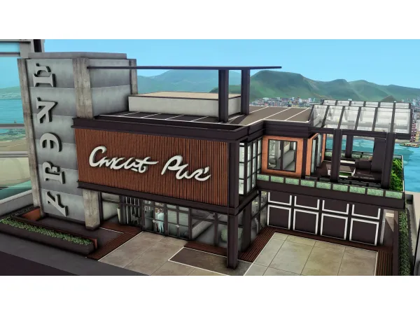 Maxis Match Luxury Restaurant by PlumbobKingdom - The Sims 4 Custom Content