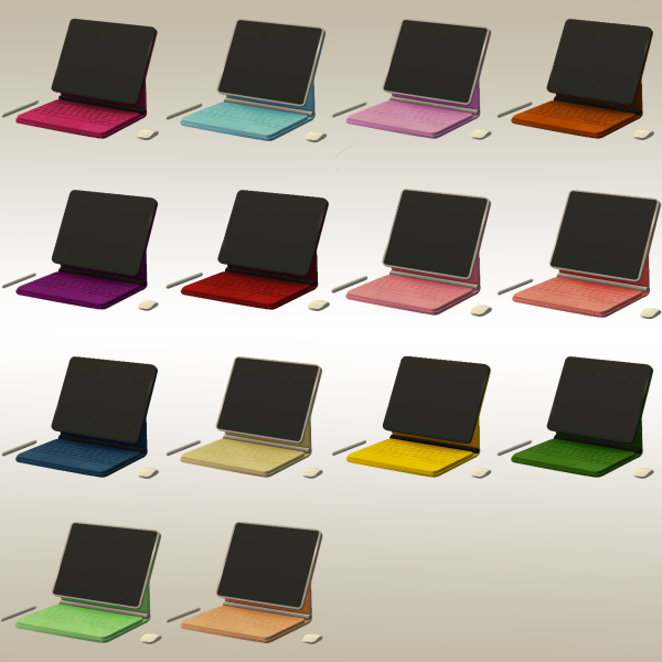 Jacky93sims Modern Elegance Eames Chair and iSimpad in Poppet Color by simsfinds - The Sims 2 Custom Content
