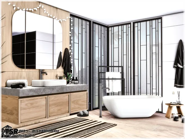 Mix BH 7 Bathroom - The Sims 4 Custom Content