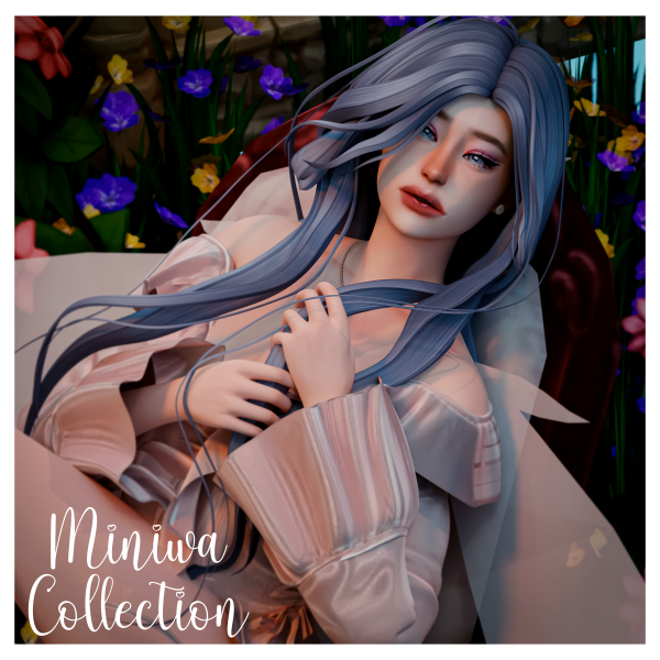 Maxis Match MINIWA FEMALE HAIR 06 by simsfinds - The Sims 4 Custom Content
