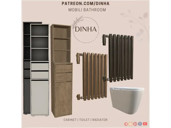 Alpha Mobili Bathroom Part2 - The Sims 4 Custom Content