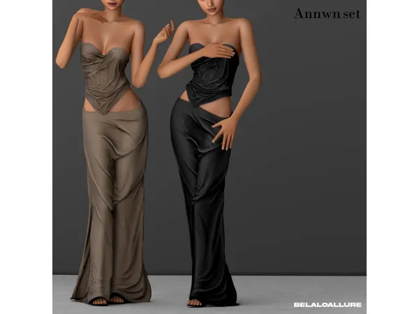 Annwn top/skirt by belaloallure