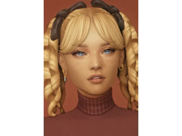 Maxis Match constance pigtails by dogsill - The Sims 4 Custom Content