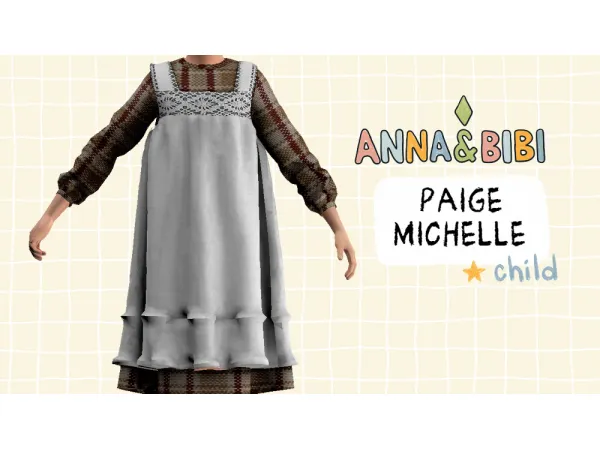 Maxis Match Paige Michelle Vintage AnnaBibi - The Sims 4 Custom Content