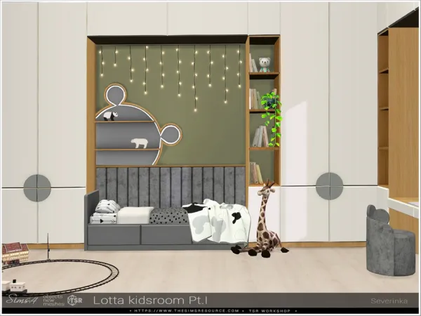 Alpha Lotta kidsroom PtI by Severinka_ - The Sims 4 Custom Content