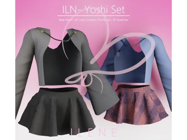 Maxis Match ILN Yoshi Set by ILENES4 - The Sims 4 Custom Content