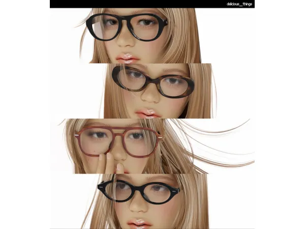 blue elephant optical glasses collection by delicious things