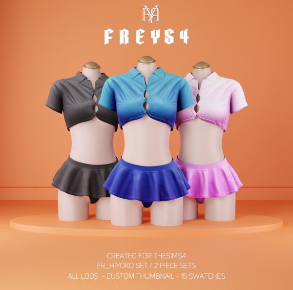 Alpha FR_Hiyoko Set by freys4 - The Sims 4 Custom Content