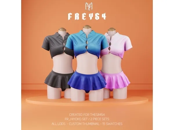 Alpha FR_Hiyoko Set - The Sims 4 Custom Content
