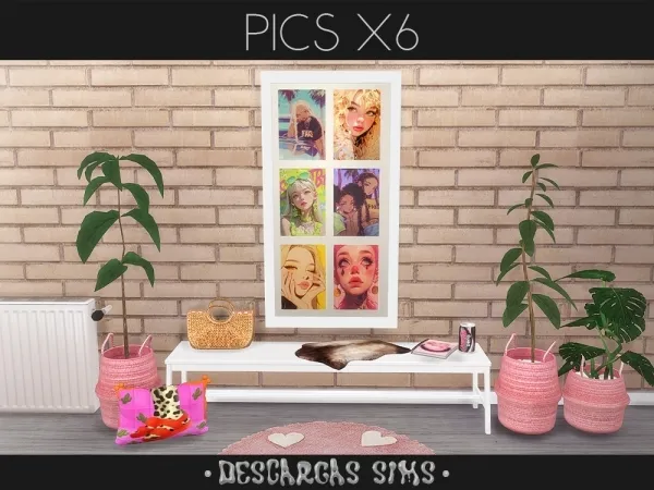 Alpha Pics x6 - The Sims 4 Custom Content
