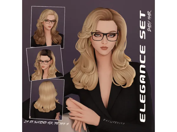 Maxis Match ELEGANCE SET Daisy by daylifesims - The Sims 4 Custom Content