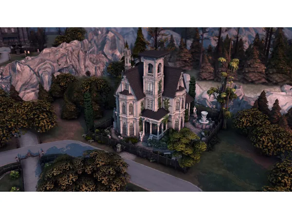 Vampires haunted home By Simsphony