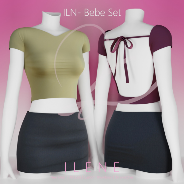 Maxis Match ILN Bebe Set by ilenes4 - The Sims 4 Custom Content