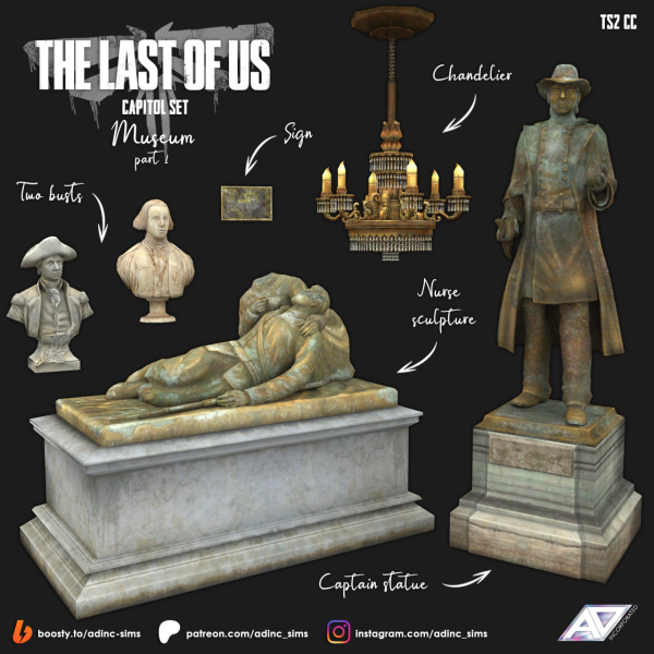 [SET] The Last Of Us by simsfinds - The Sims 2 Custom Content