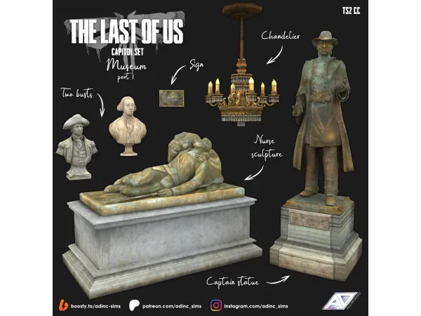 [SET] The Last Of Us - The Sims 2 Custom Content