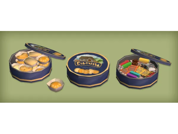 Butter Cookies Edible Food and also Deco for - The Sims 2 Custom Content