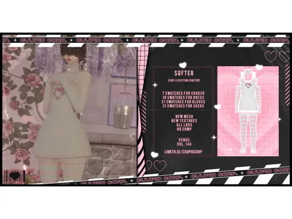 Maxis Match Softer Set VENUS by cuupid - The Sims 4 Custom Content