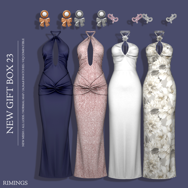 Alpha [RIMINGS] NEW GIFT BOX 23 by simsfinds - The Sims 4 Custom Content