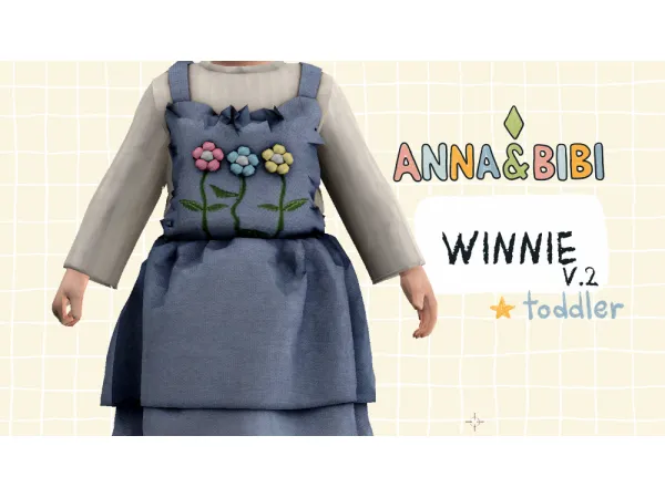 Mix Winnie_V2 Toddler AnnaBibi - The Sims 4 Custom Content