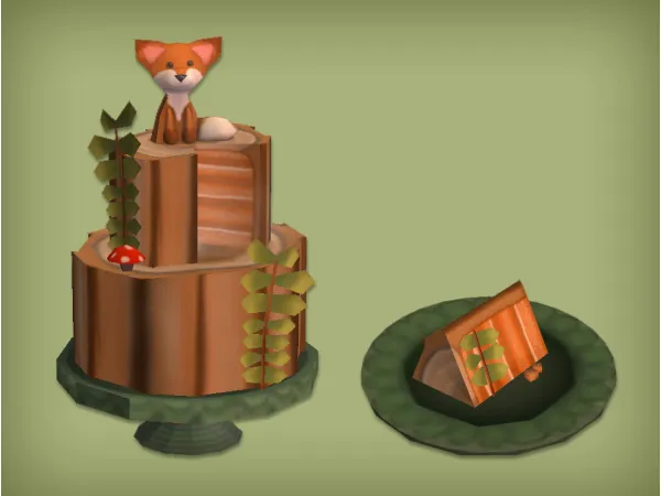 Woodland Cake for - The Sims 2 Custom Content