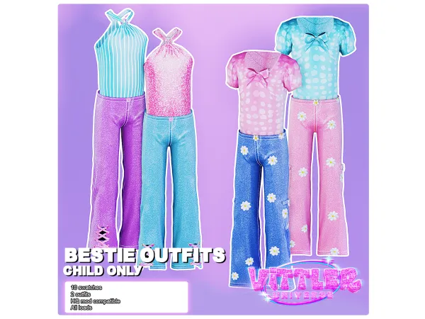 Bestie Child Outfits By VittlerUniverse