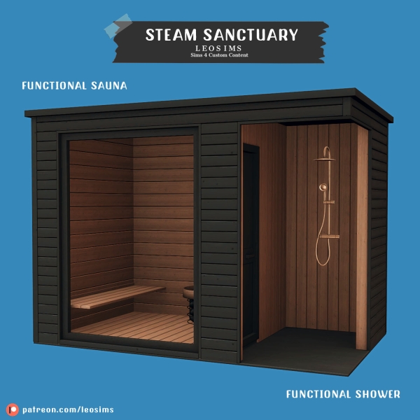 Mix Steam Sanctuary by leosims4cc - The Sims 4 Custom Content