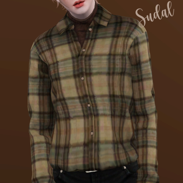 [sudal] Male Turtleneck and shirt by simsfinds - The Sims 3 Custom Content