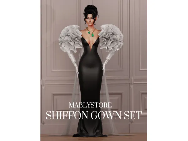SHIFFON SET by Mably