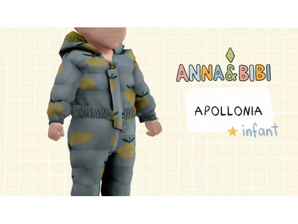 Maxis Match Apollonia Infant AnnaBibi - The Sims 4 Custom Content